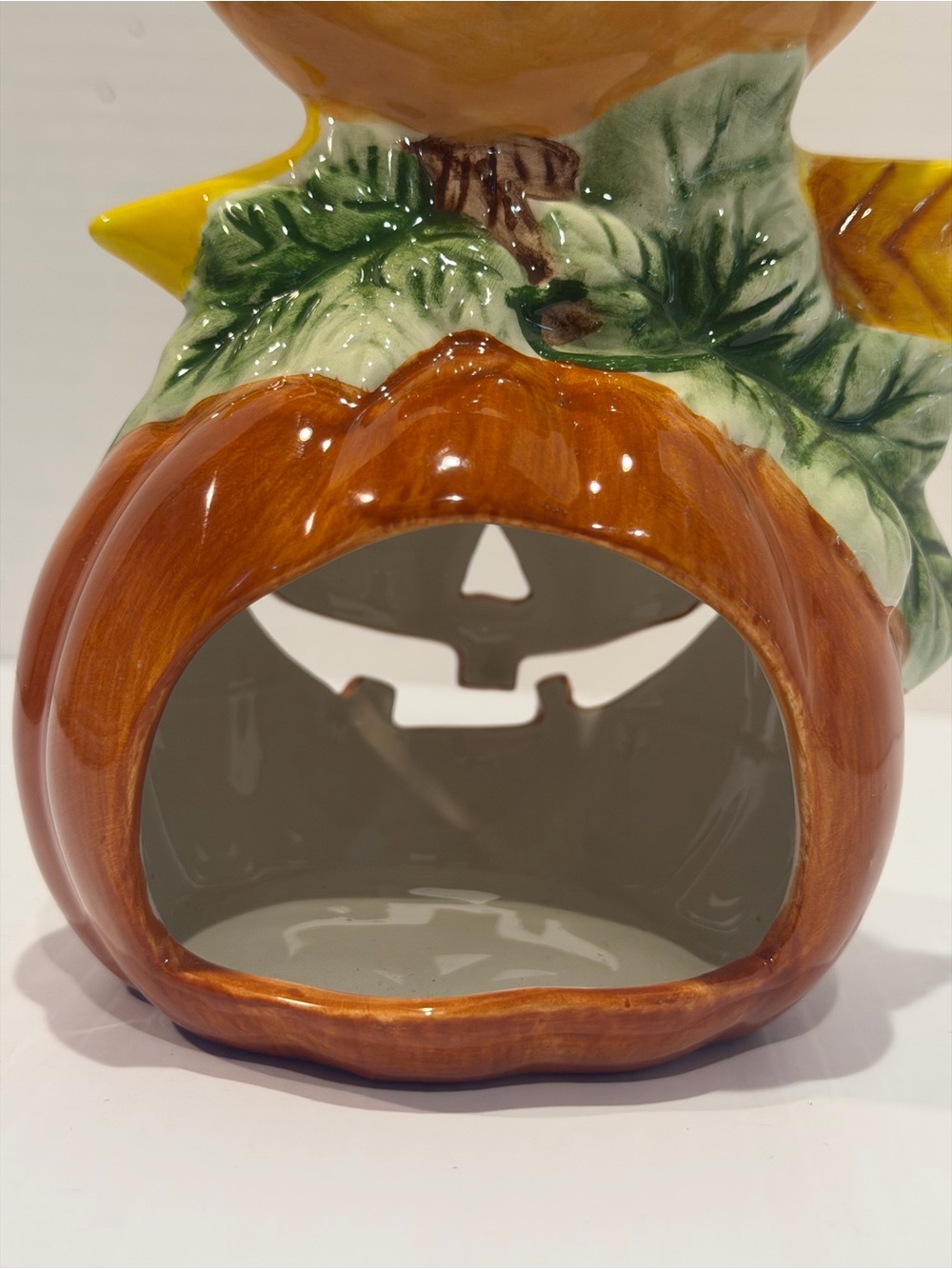 Halloween Sakura Earthenware Votive Holder DEBBIE MUMM Vtg 1998 Ceramic - Picture 6 of 9